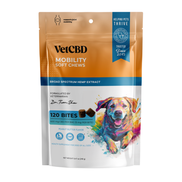 VetCBD Mobility Soft Chews for Dogs - CBD Joint Support | Broad Spectrum