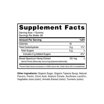 cbdMD Broad Spectrum CBD Oil Gummies - Tropical Mix