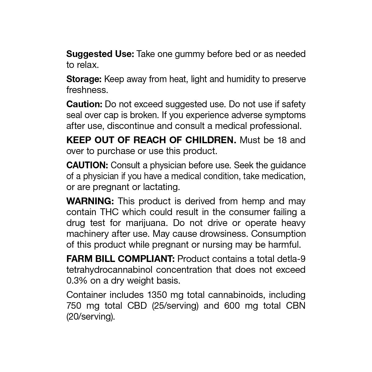 cbdMD Broad Spectrum Hemp Sleep Gummies - 750 mg/30 Ct. | Two Flavors