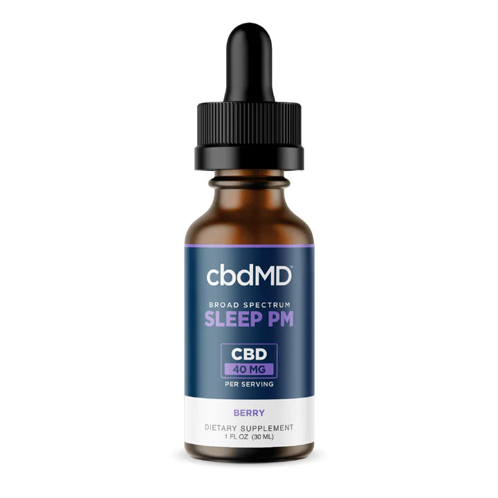 cbdMD Broad Spectrum CBD PM Oil Tincture - 30mL