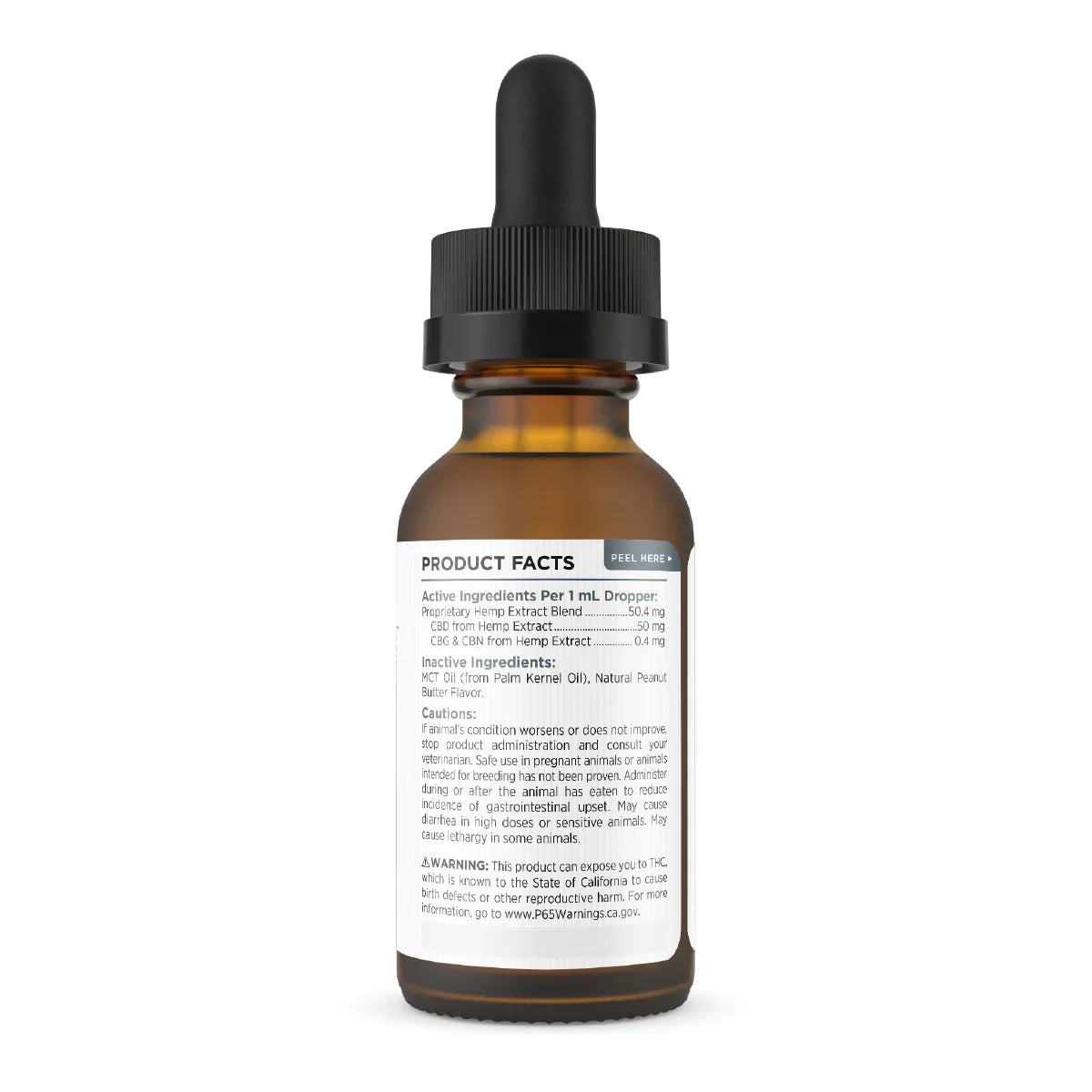 paw cbd Broad Spectrum CBD Oil for Dogs - Peanut Butter | 30 ml