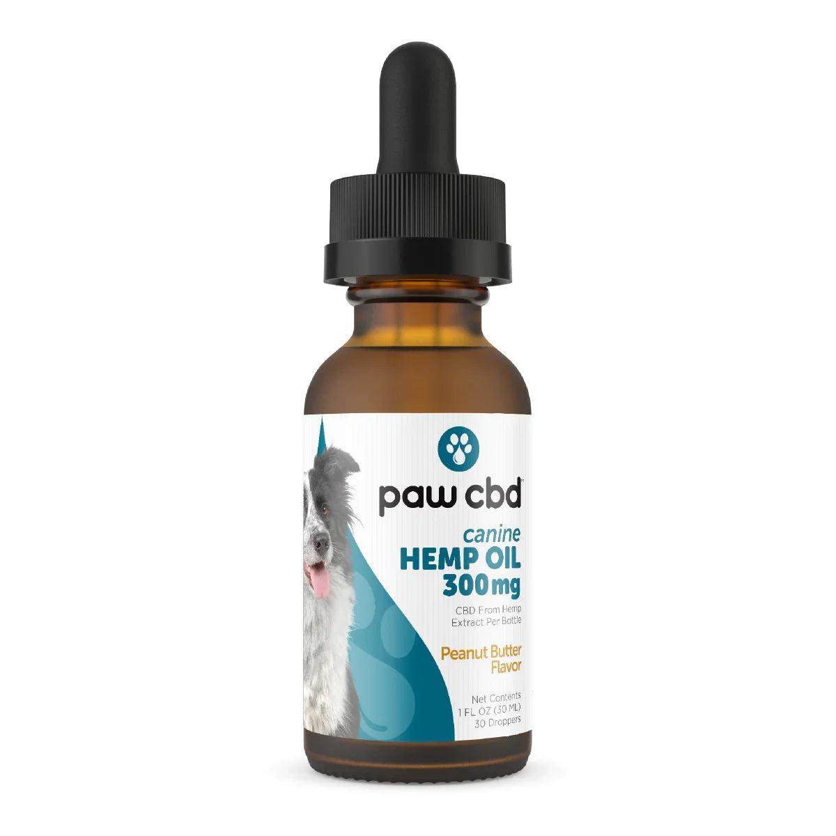 paw cbd Broad Spectrum CBD Oil for Dogs - Peanut Butter | 30 ml