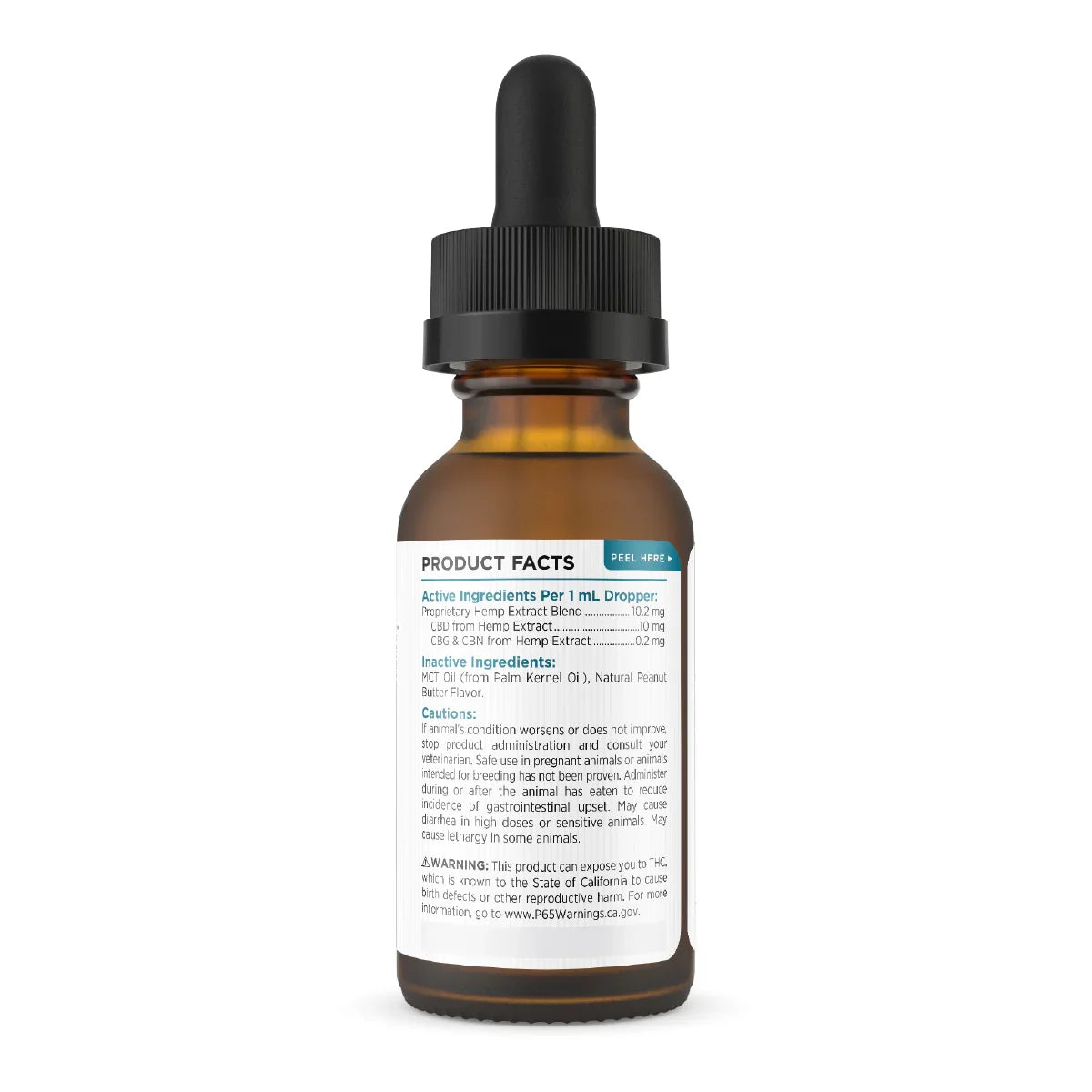 paw cbd Broad Spectrum CBD Oil for Dogs - Peanut Butter | 30 ml