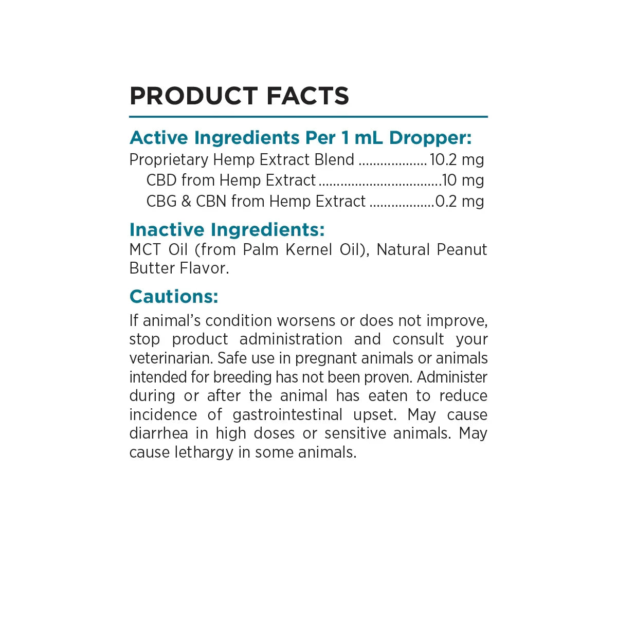 paw cbd Broad Spectrum CBD Oil for Dogs - Peanut Butter | 30 ml