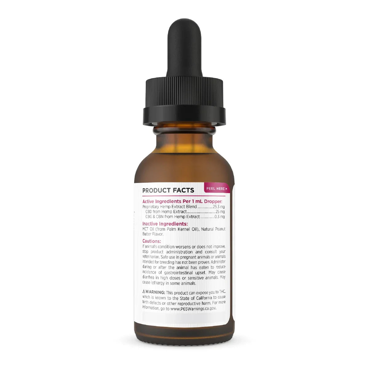 paw cbd Broad Spectrum CBD Oil for Dogs - Peanut Butter | 30 ml