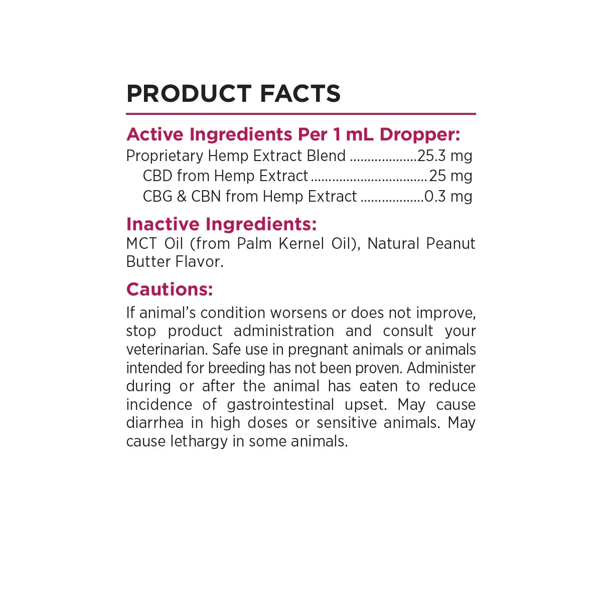 paw cbd Broad Spectrum CBD Oil for Dogs - Peanut Butter | 30 ml