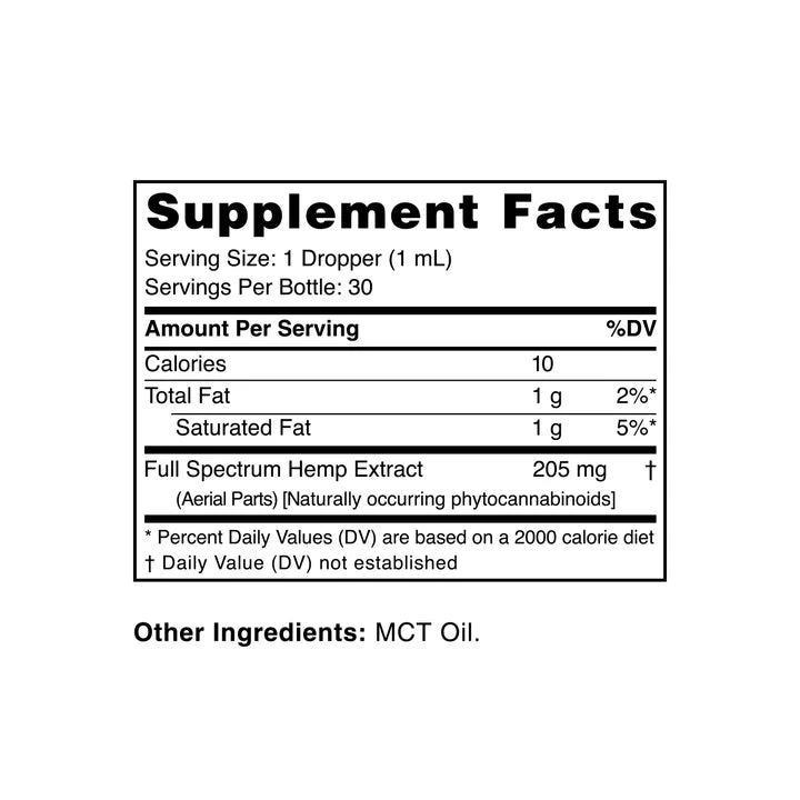 cbdMD Full Spectrum CBD Oil Tincture - Natural | 30 ml