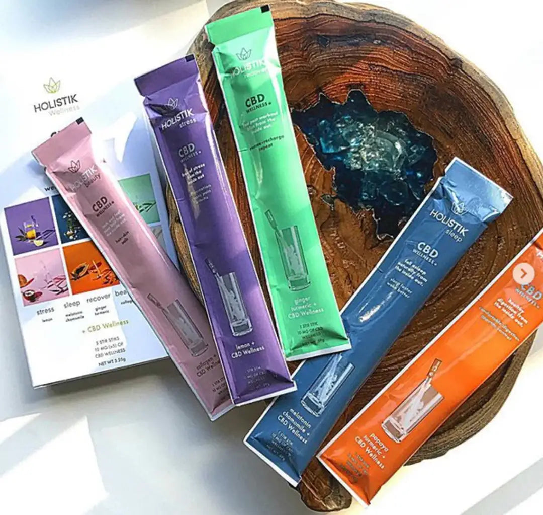 HOLISTIK Wellness CBD Drink Mix - Wellness Sampler Pack