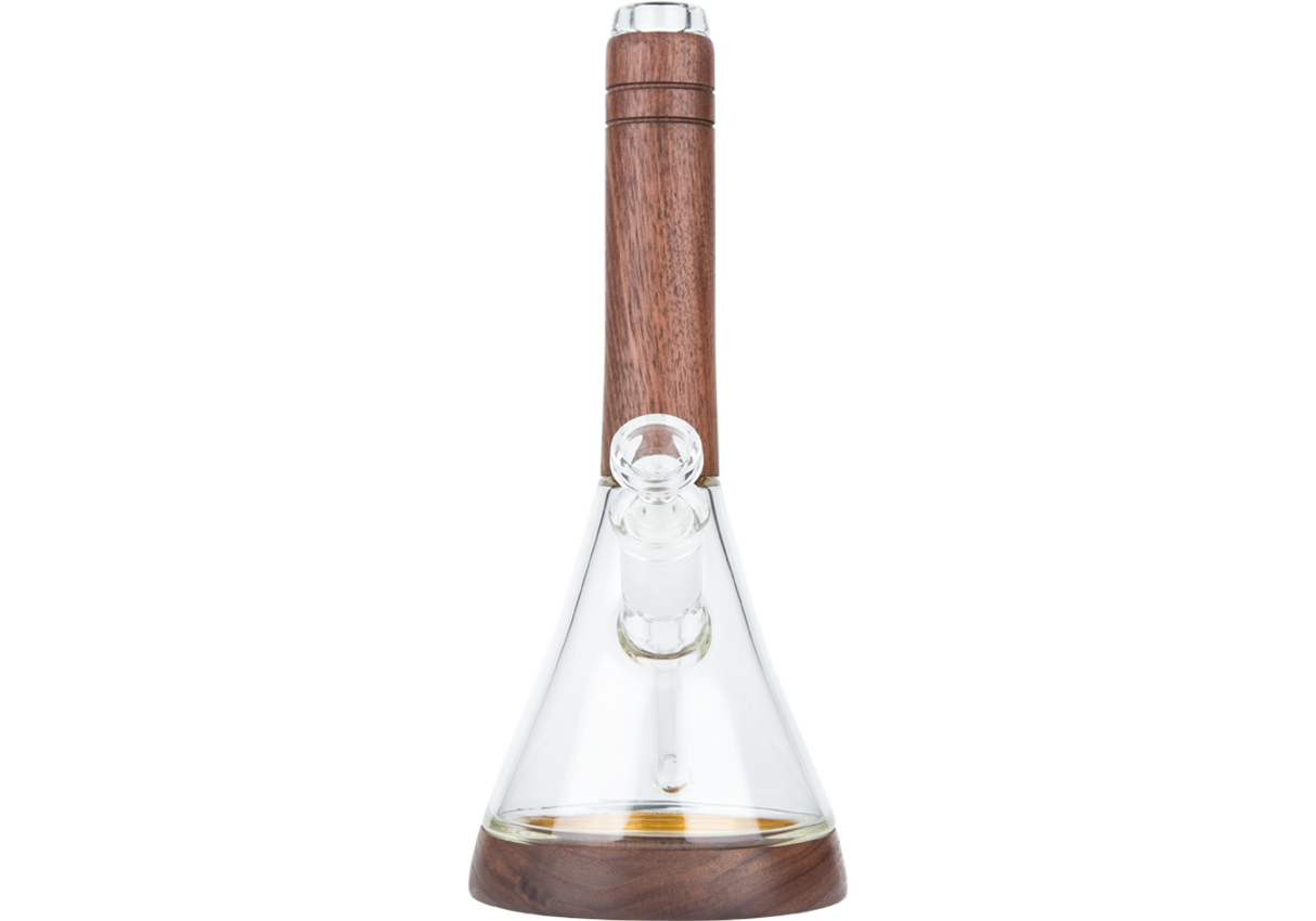 Marley Natural Glass & Walnut Water Pipe - LOW INVENTORY ALERT
