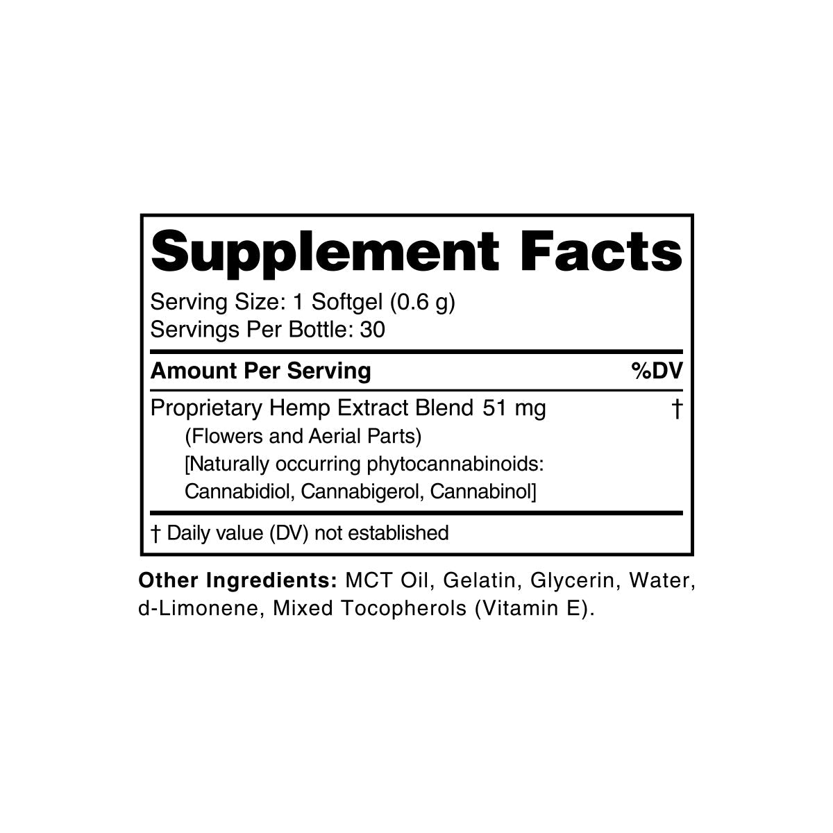 cbdMD Broad Spectrum CBD Oil Softgel Capsules - 30 Count