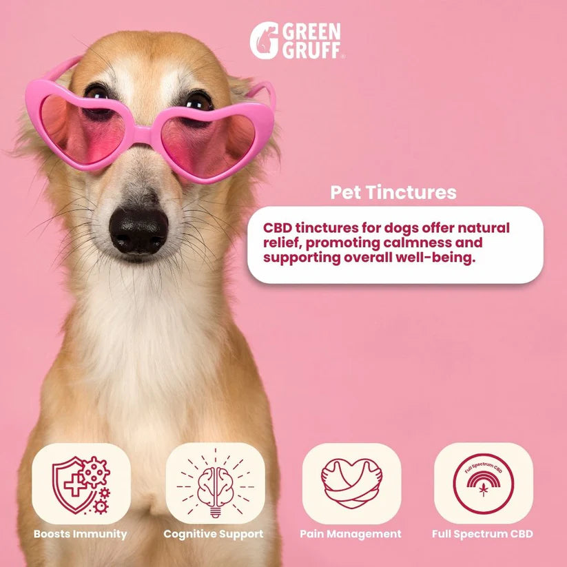 Green Gruff Organic CBD Tincture for Dogs – Two Flavors