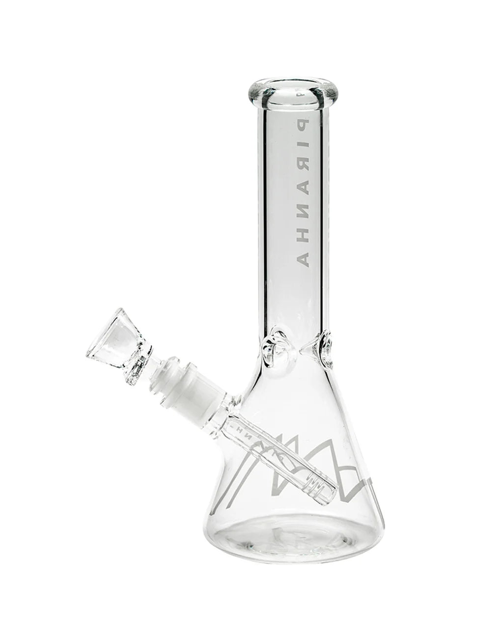 Piranha Glass Beaker Water Pipe w/ Ice Pinch - 12" and 14" | Clear