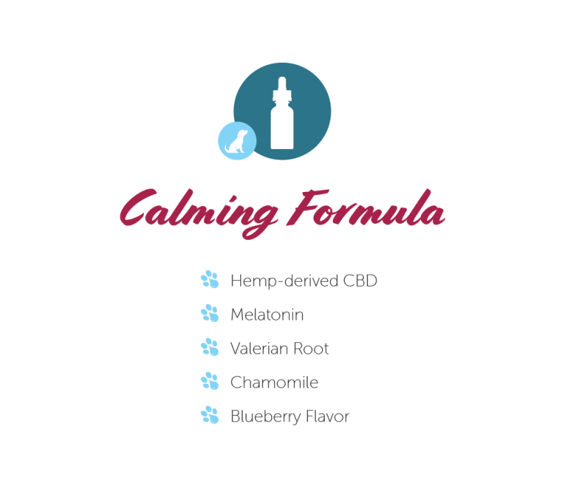 paw cbd Broad Spectrum CBD Dog Calming Oil Tincture - Blueberry | 30 ml