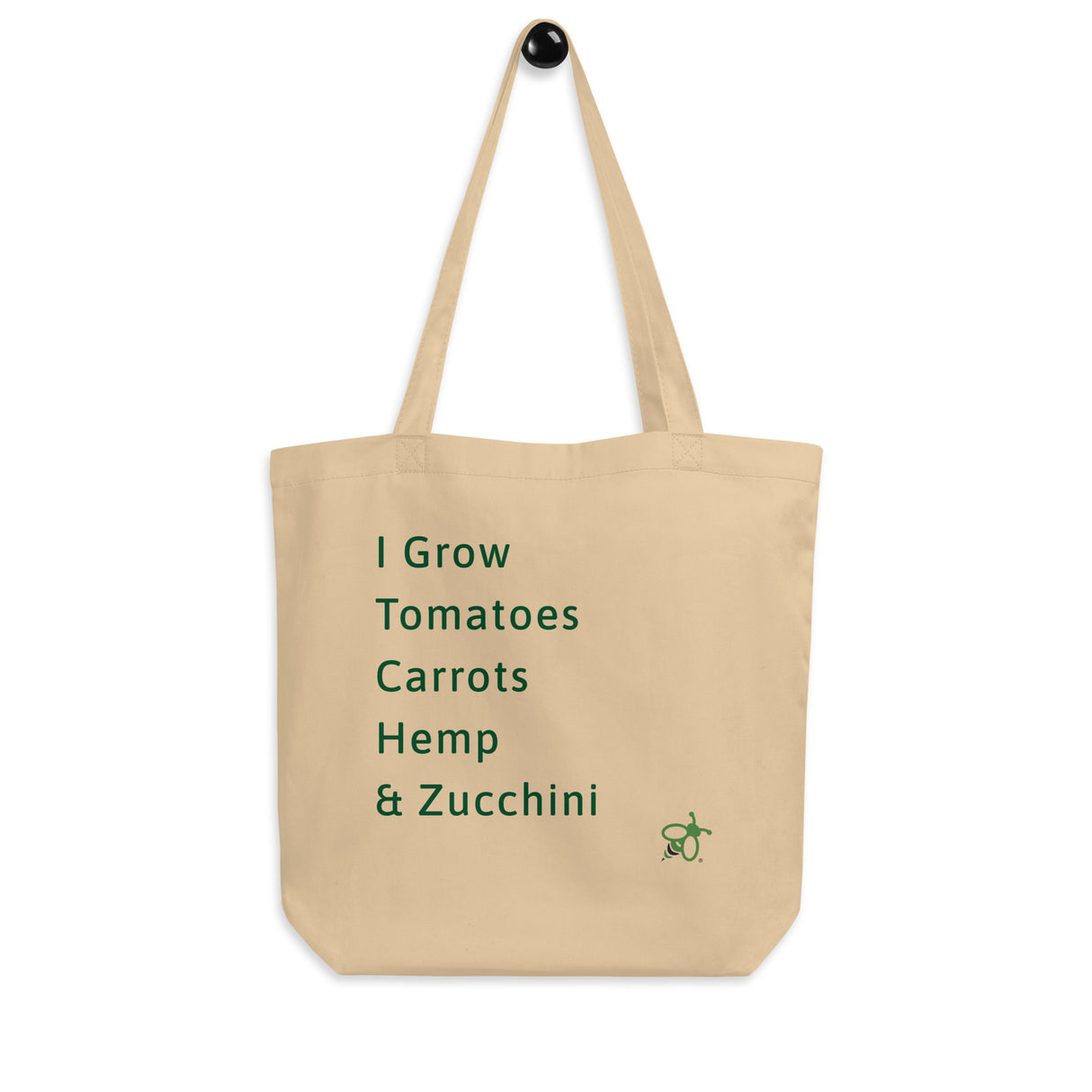 Eco Friendly Tote - Sustainable and Reusable Tote Bag - Garden Slogan