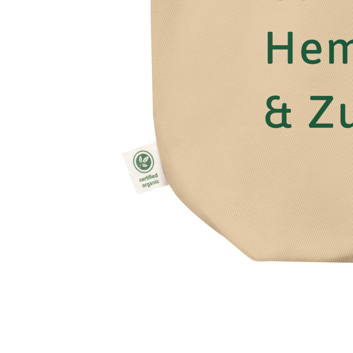 Eco Friendly Tote - Sustainable and Reusable Tote Bag - Garden Slogan