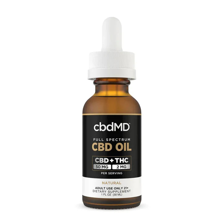 cbdMD Full Spectrum CBD Oil Tincture - Natural | 30 ml