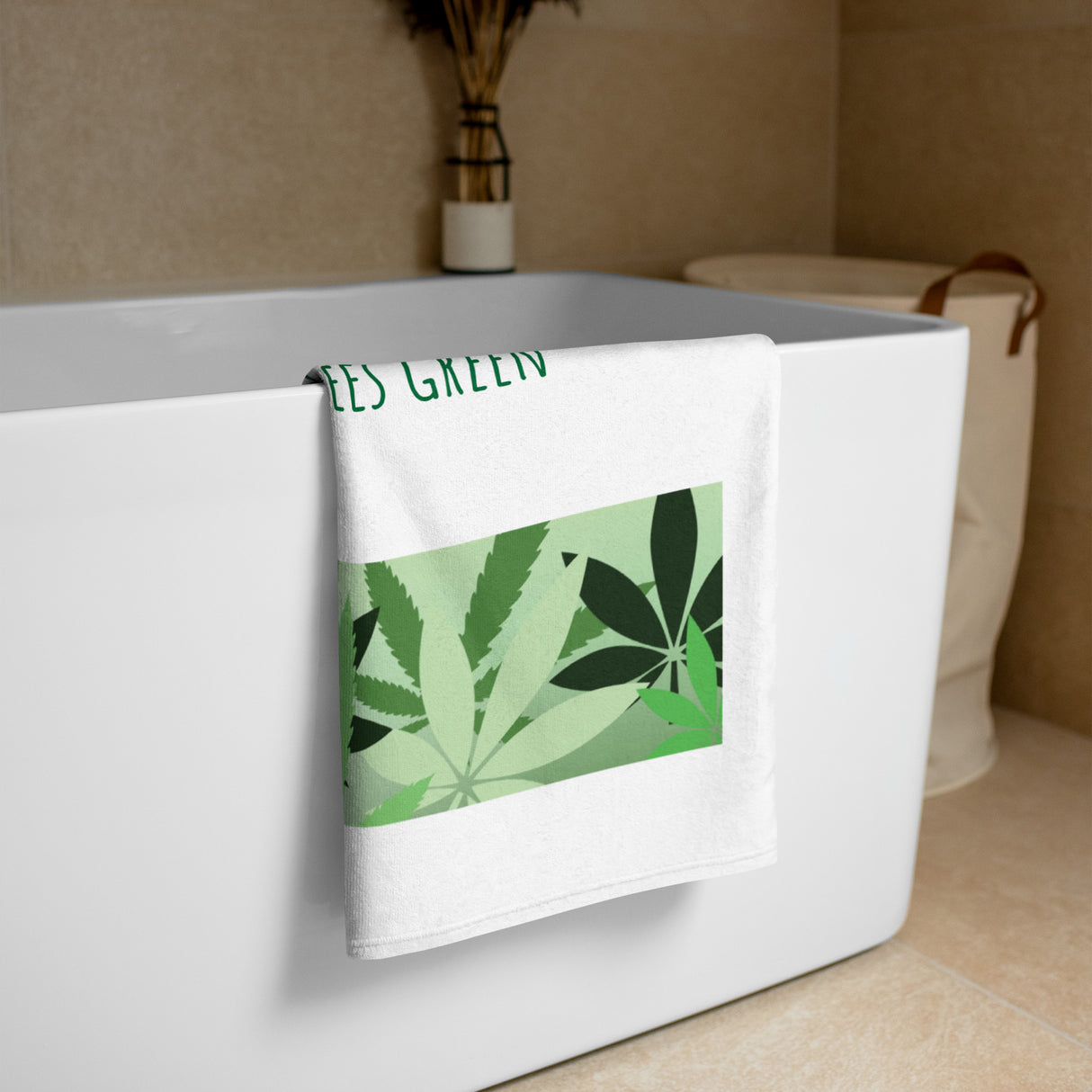 Beach and Pool Towel - Changing the Way the World Sees Green | Hemp Floral