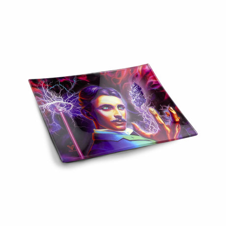 V Syndicate High Voltage Glass Rollin' Tray ā Small