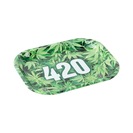V Syndicate 420 Green Metal Rollin' Tray - Medium