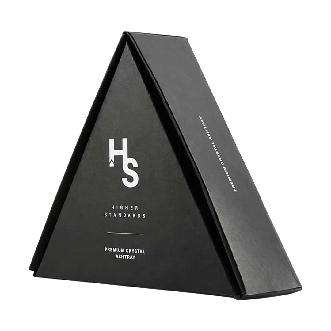 Higher Standards Crystal Ashtray