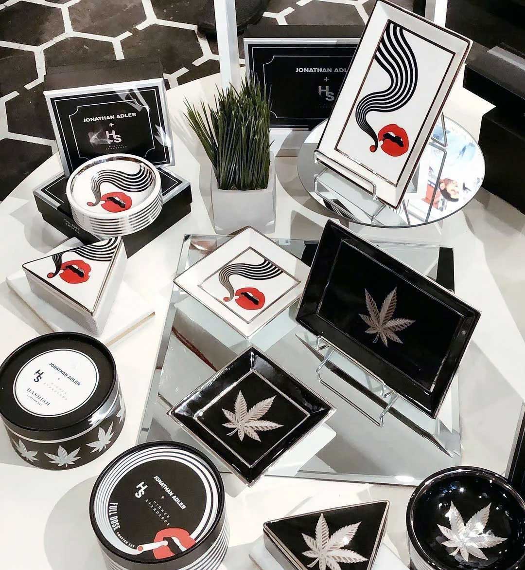 Jonathan Adler x Higher Standards Hashish Coasters