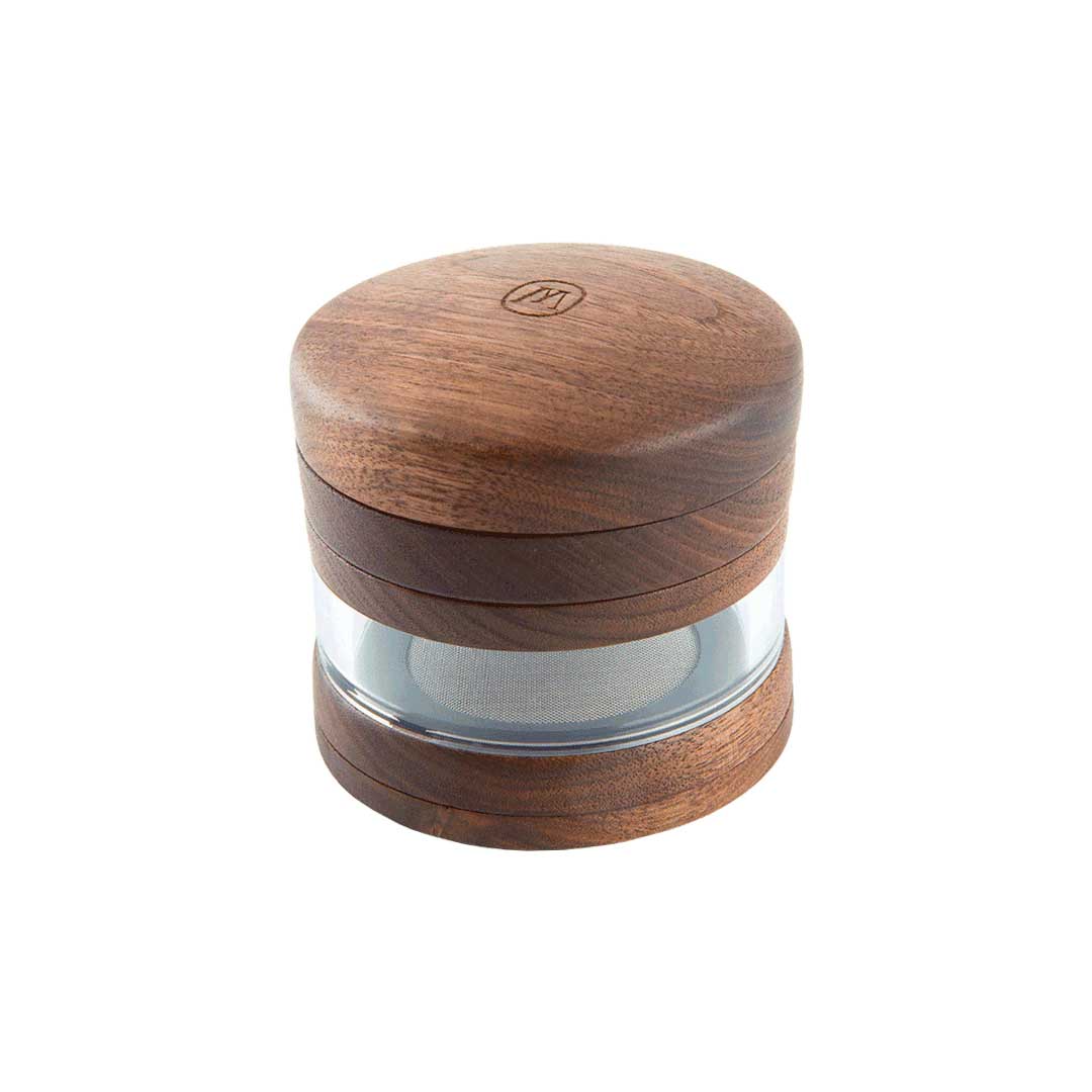 Marley Natural Wooden Herb Grinder – 4 Piece Grinder