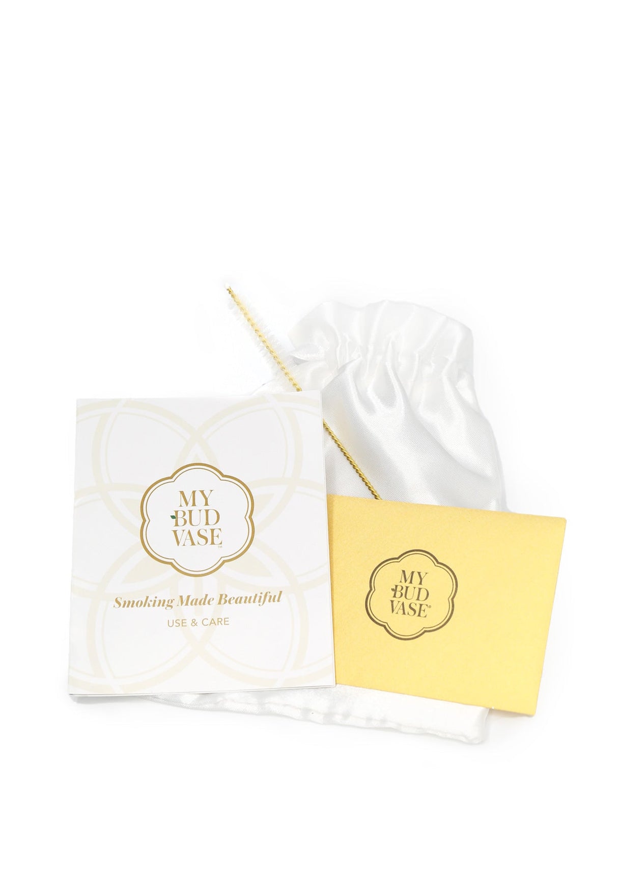 White Porcelain Water Pipe - My Bud Vase Rosette