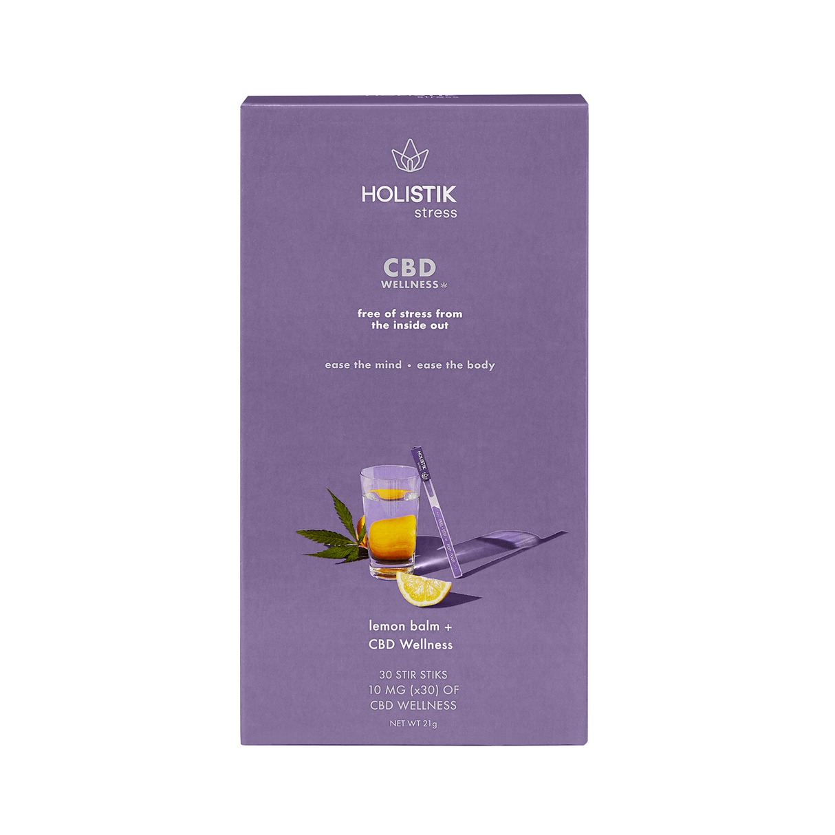 HOLISTIK Wellness CBD Drink Mix - Stress Stir STIK - 10mg
