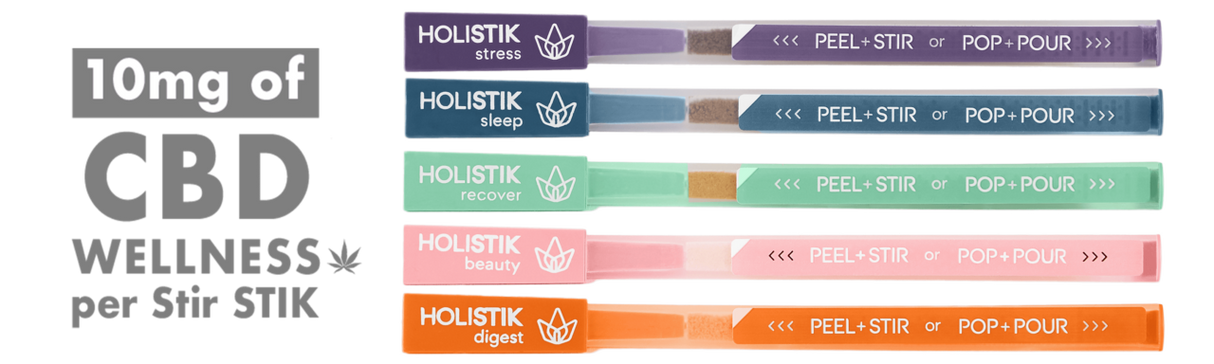 HOLISTIK Wellness CBD Drink Mix - Wellness Sampler Pack