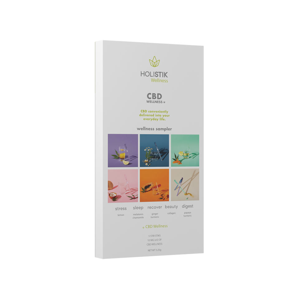 HOLISTIK Wellness CBD Drink Mix - Wellness Sampler Pack