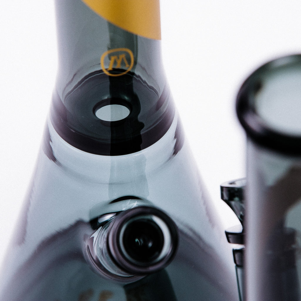 Marley Natural Smoked Glass Water Pipe