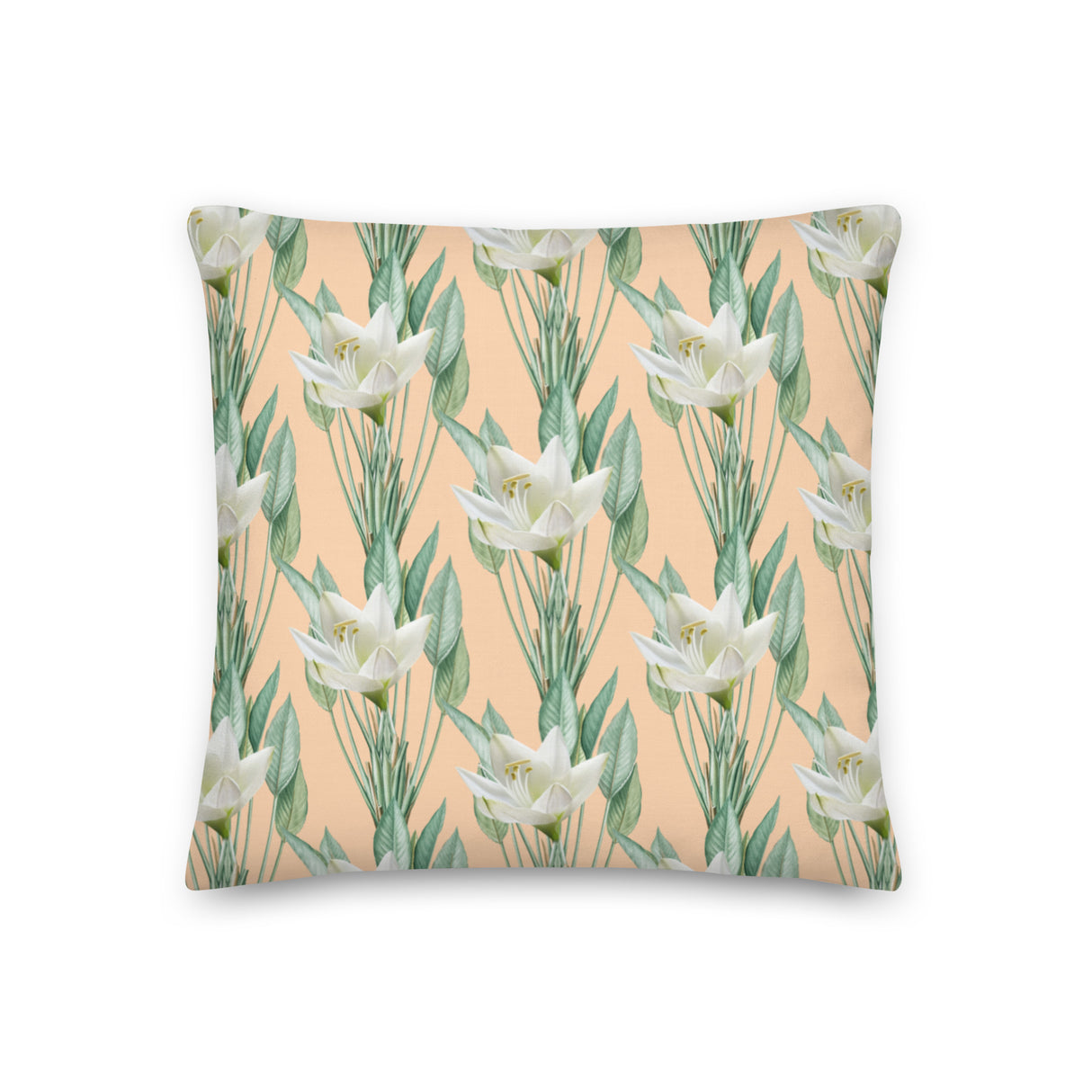 Premium Decorative and Accent Throw Pillow - Blossoming Design in Three Sizes