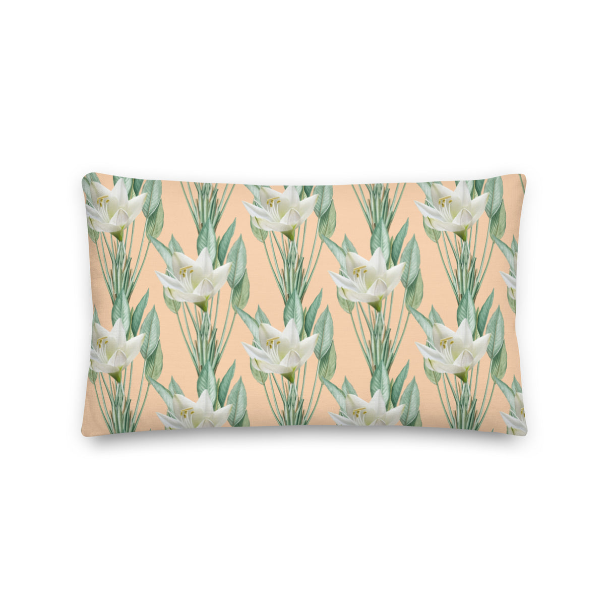 Premium Decorative and Accent Throw Pillow - Blossoming Design in Three Sizes