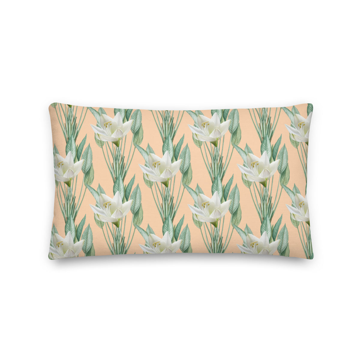 Premium Decorative and Accent Throw Pillow - Blossoming Design in Three Sizes