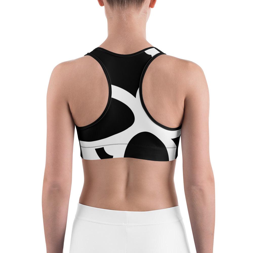 Sports Bra Classic Bee White and Green | Green Bee Life.