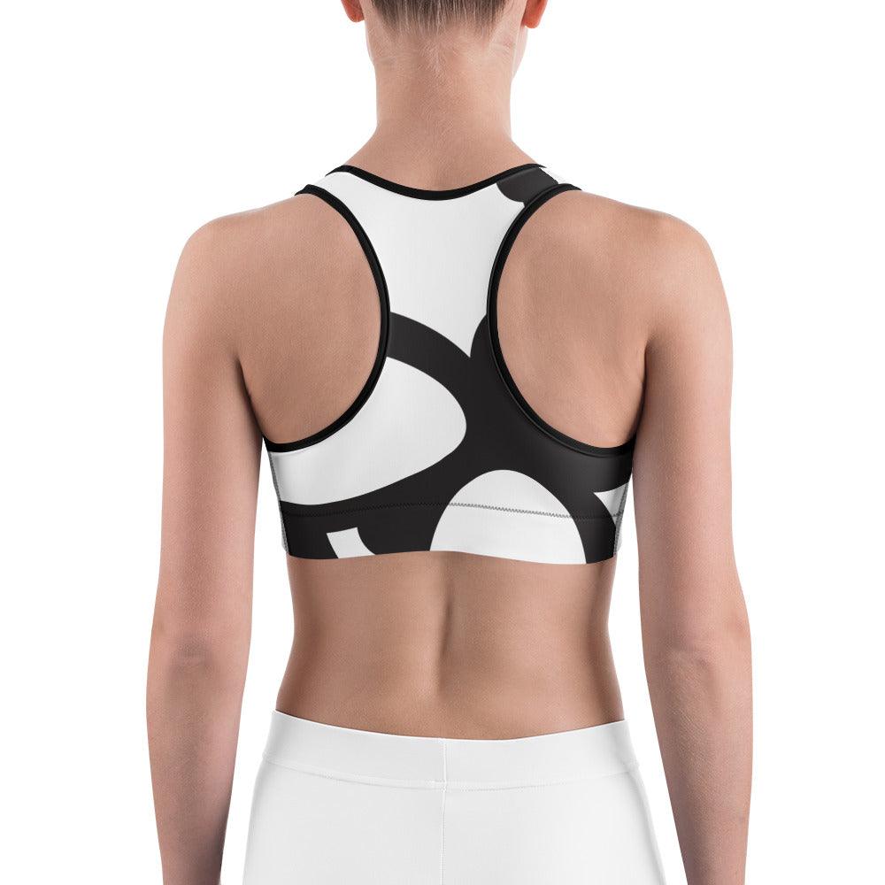 Sports Bra Classic Bee White and Green | Green Bee Life.
