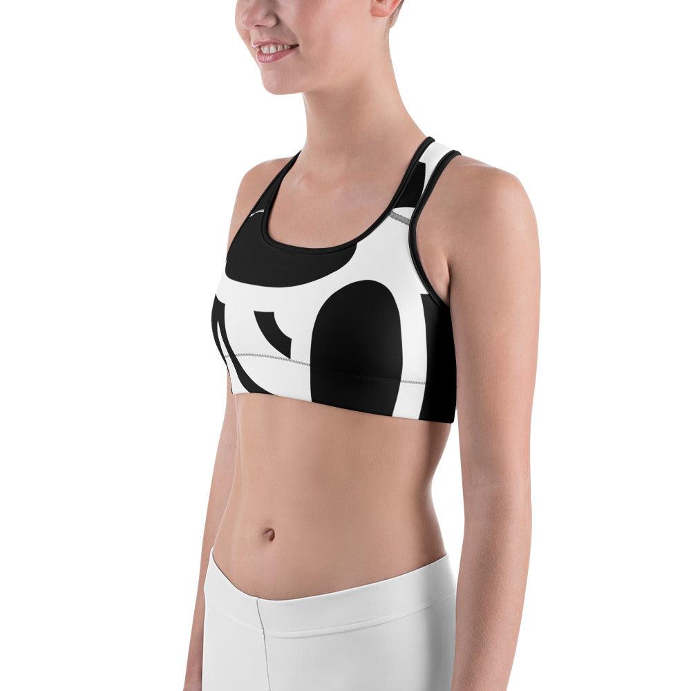 Sports Bra Classic Bee White and Green | Green Bee Life.