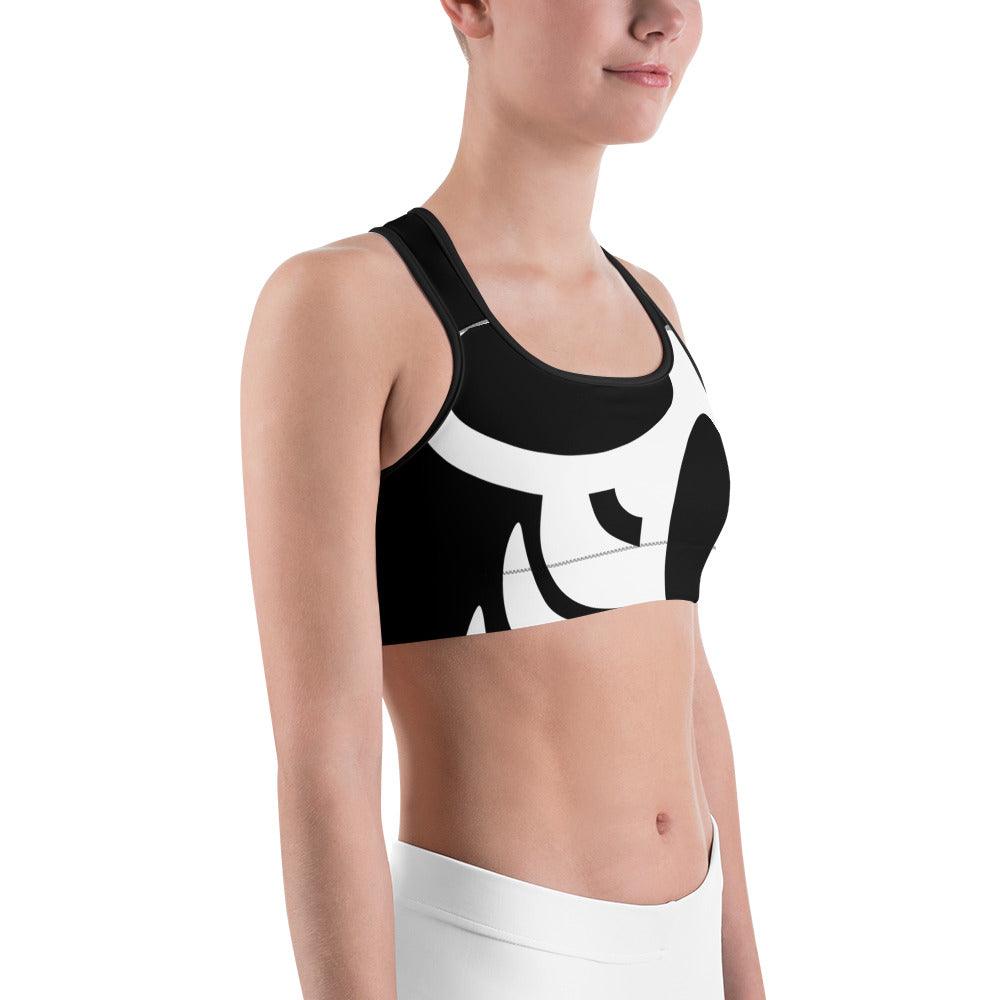 Sports Bra Classic Bee White and Green | Green Bee Life.