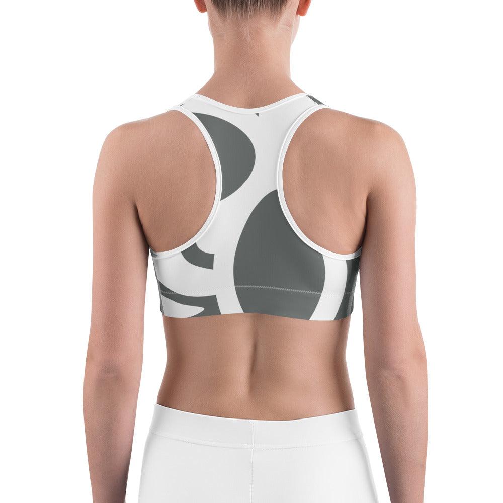 Sports Bra Classic Bee White and Green | Green Bee Life.