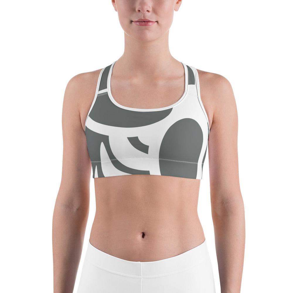 Sports Bra Classic Bee White and Green | Green Bee Life.