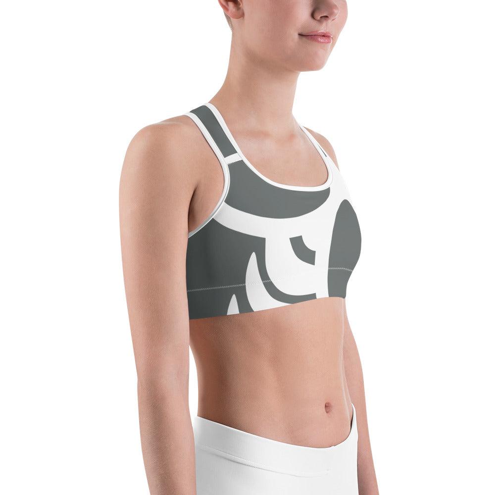 Sports Bra Classic Bee White and Green | Green Bee Life.