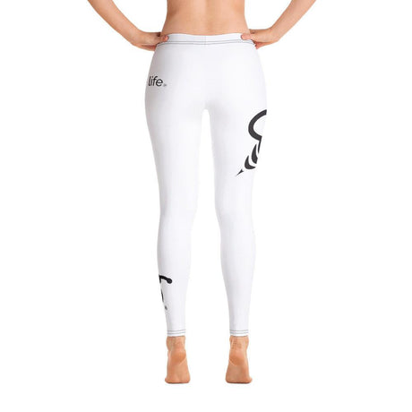 Yoga Leggings Classic Bee | Black & White | Green Bee Life.