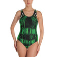 Hive Bee (All Over Print) One-Piece Swimsuit.