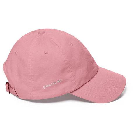 White Heart Design w/Cap in Pink or black Color.