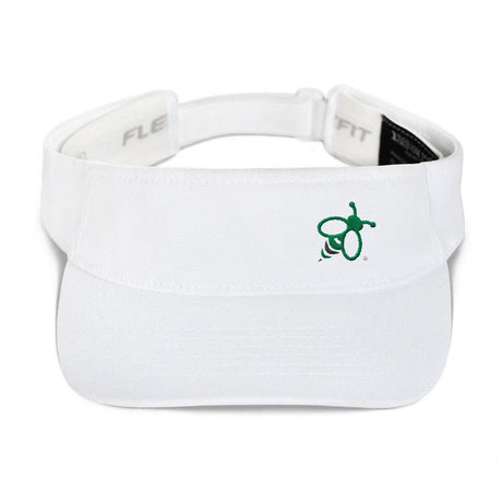 Sun Visor, White with Classic Bee | Green Bee Life.
