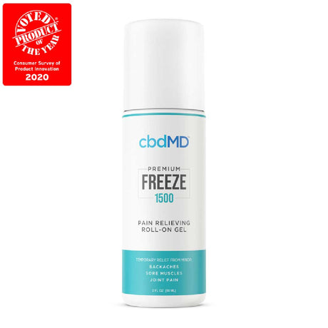 cbdMD Broad Spectrum CBB Freeze Roll-Ons- 3 oz