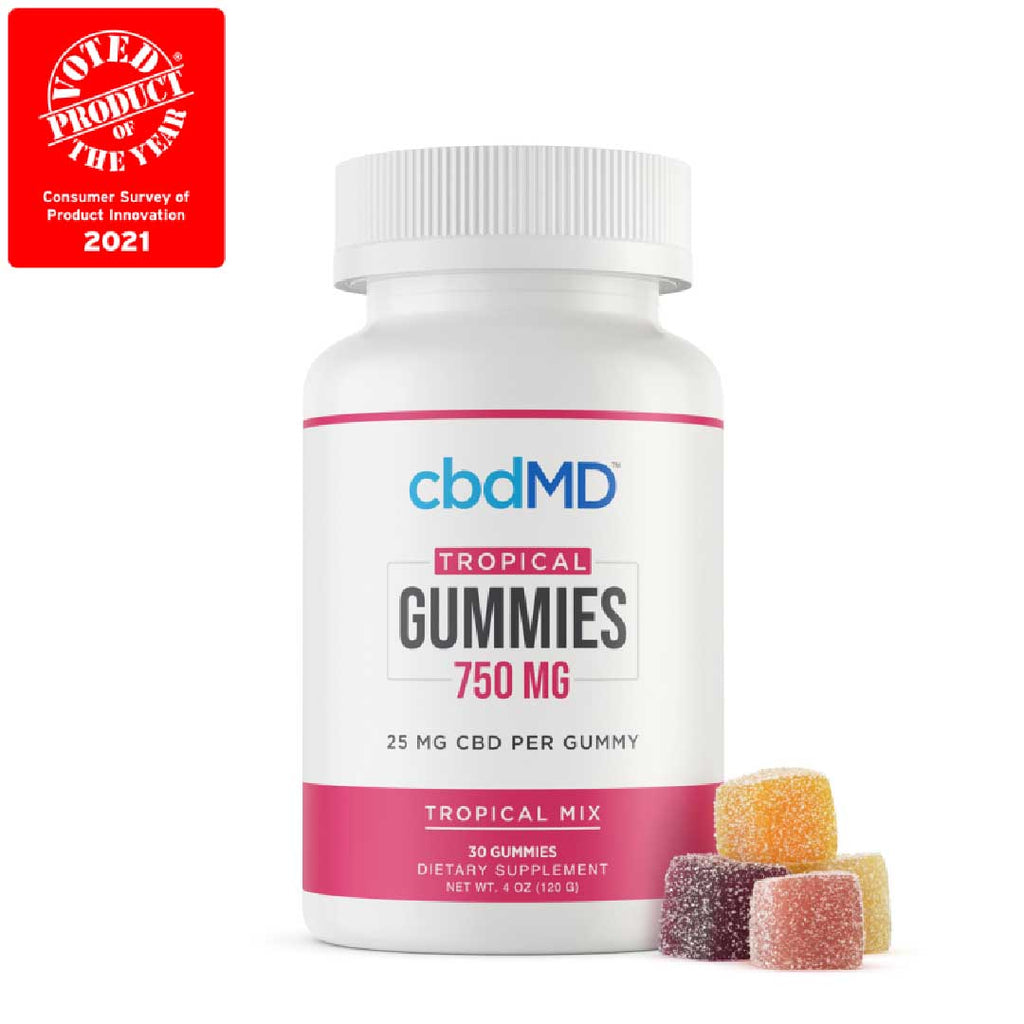 cbdMD Original CBD Oil Gummies - Tropical Mix