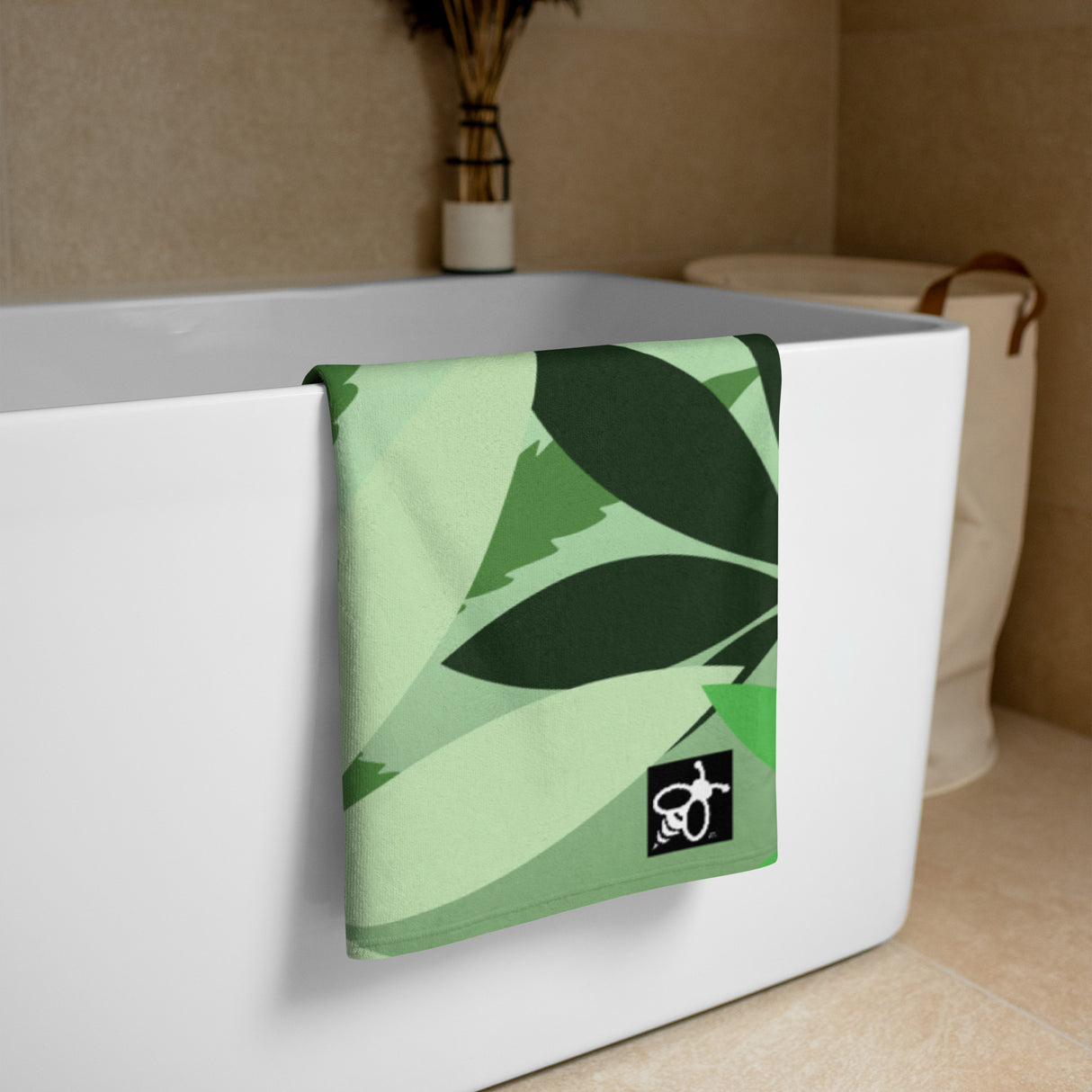 Beach & Pool Towel - Oversized | 420 Friendly Hemp Leaf Design on One Side