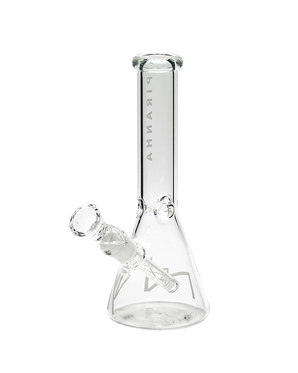 Piranha Glass Beaker Water Pipe w/ Ice Pinch - 12" and 14" | Clear