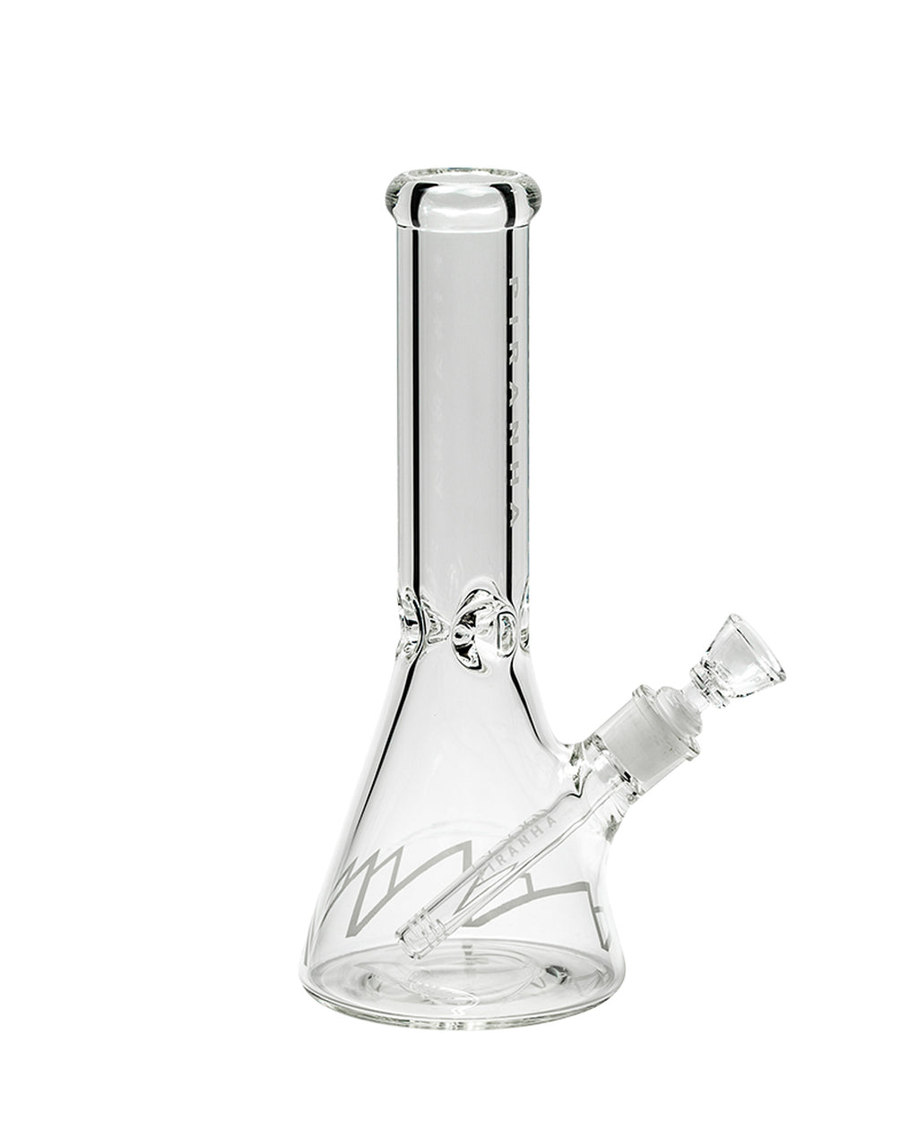 Piranha Glass Beaker Water Pipe w/ Ice Pinch - 12" and 14" | Clear